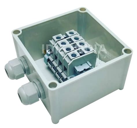 2 terminal junction box|large junction box with terminals.